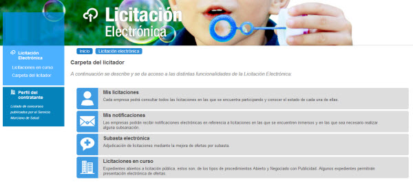 Software online de contratación pública electrónica